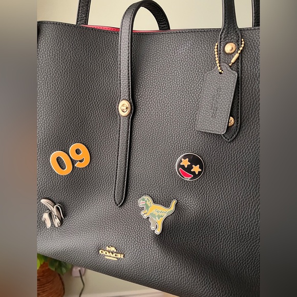 Coach customized market tote bag - Picture 5 of 8